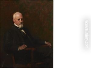 Portrait Of A Seated Gentleman by Ignaz Marcel Gaugengigl