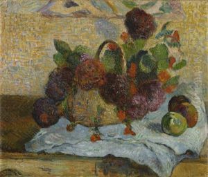 Fleurs Dans Un Panier by Paul Gauguin
