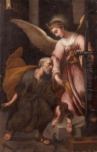 San Pietro Liberato Dal Carcere by Bernabe Ayala