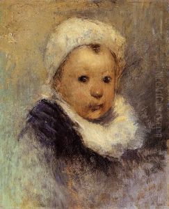 Portrait D'enfant, Peut-etre Aline Gauguin by Paul Gauguin