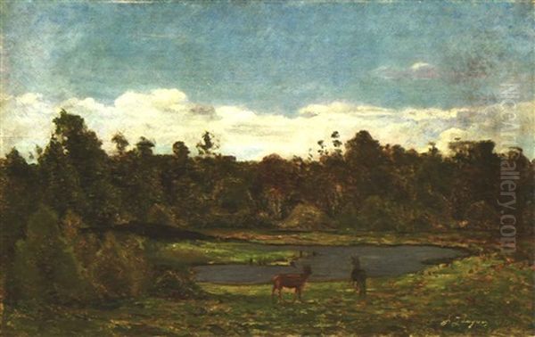Paysage Aux Chevreuils - view 1
