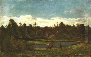 Paysage Aux Chevreuils
