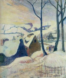 Village Sous La Neige