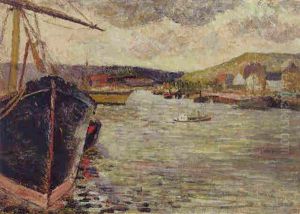 Le Port De Rouen by Paul Gauguin