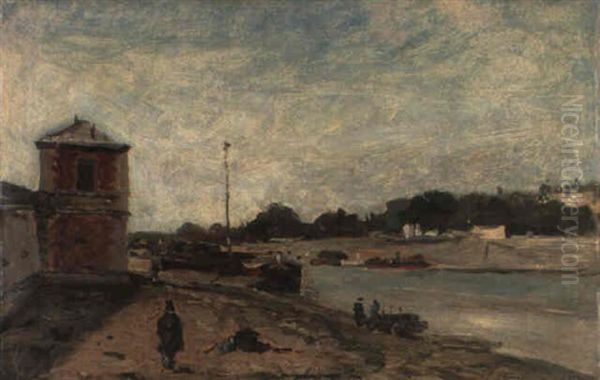 Landschaft An Der Seine Bei Saint Cloud - view 1