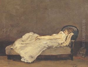 Femme Au Sofa by Paul Gauguin