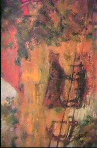 L'abreuvoir by Paul Gauguin