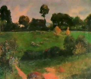 Ferme En Bretagne by Paul Gauguin