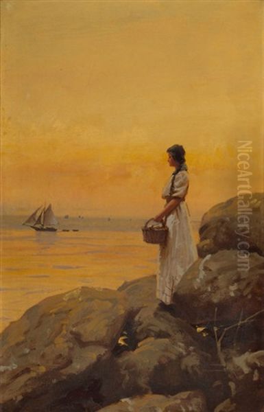 Gazing Out To Sea - view 1
