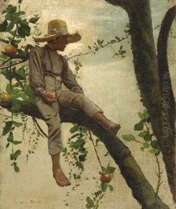 The Apple Picker by Gilbert Gaul