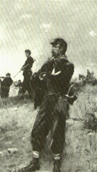 Soldier In The Battlefield - view 1