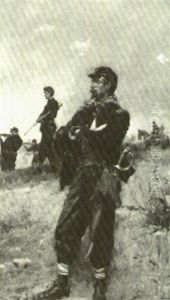 Soldier In The Battlefield by Gilbert Gaul
