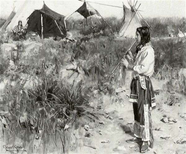 Mohawk Indian Encampment - view 1