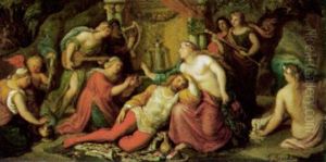 Mythologische Szene by Gustave Gaul
