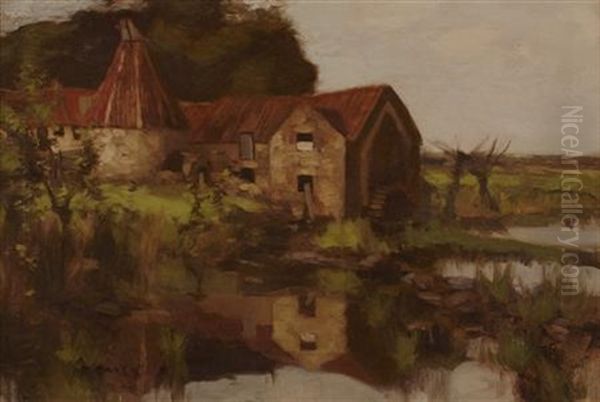 A French Watermill - view 1