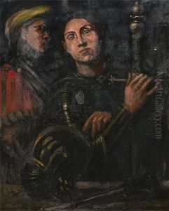 Joan Of Arc, After Giorgione by Robert David Gauley