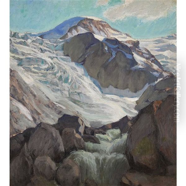 Berglandschaft Mit Alphubel - view 1