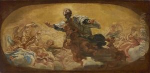 Der Hl. Franz Xaver In Der Glorie by Giovanni Battista Gaulli