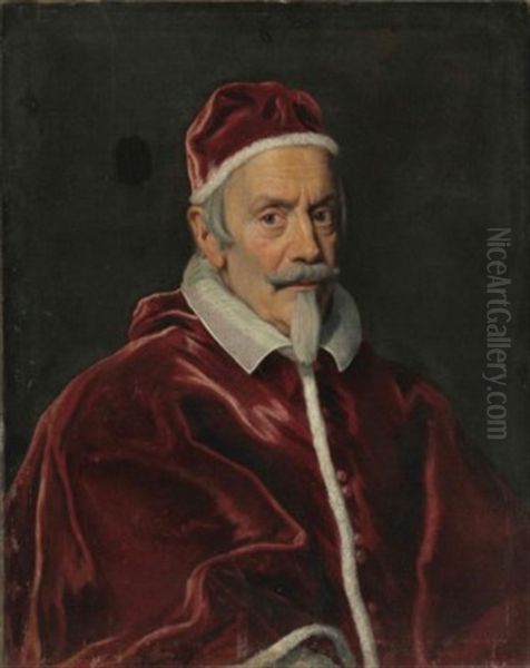 Portrait Of Pope Clement X (1590-1676), Bust-length, In Papal Robes - view 1