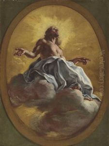 Christ In Glory by Giovanni Battista Gaulli