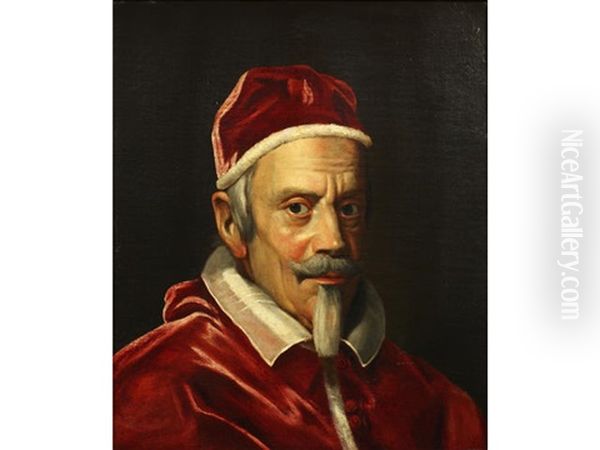 Portrait Of Clement X, Bust-length, In Papal Robes - view 1