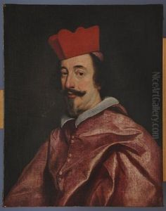 Portrait Of Cardinal Alfonso Litta by Giovanni Battista Gaulli