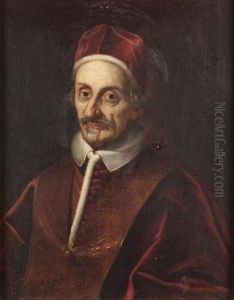 Portrait Of Pope Clement Ix, Half-length, In Papal Robes Portrait Of Pope Clement Ix, Half-length, In Papal Robes