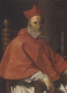 Portrait Of A Cardinal by Giovanni Battista Gaulli