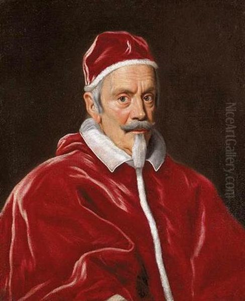 Portrait Of Clement X In Papal Robes - view 1