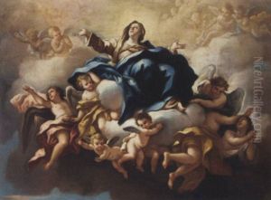 The Assumption Of The Virgin by Giovanni Battista Gaulli