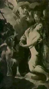 Maria Magdalena (?) Mit Engeln Maria Magdalena (?) Mit Engeln