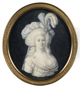 Portrait De La Reine Marie-antoinette by Jacques-Joseph de Gault