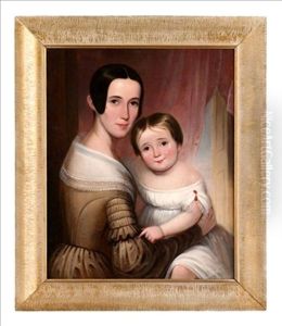 Portrait Of Mary H. Curry And Child Portrait Of Mary H. Curry And Child