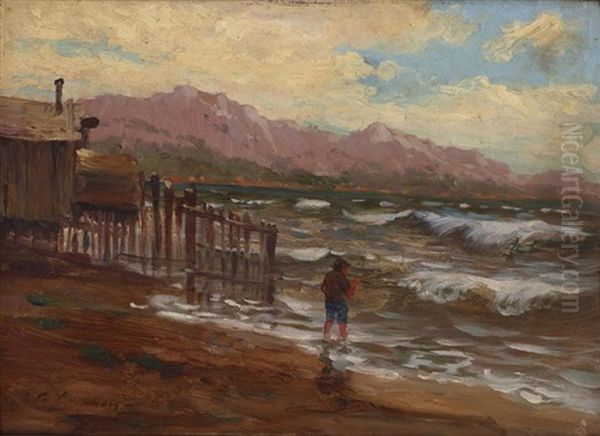 Pecheur Au Bord D'une Plage - view 1