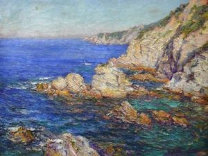 Les Callanques De Cassis by Adolphe-Louis Gaussen