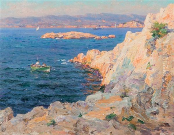 Pecheurs Sur La Corniche A Marseille - view 1