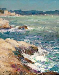 La Corniche A Marseille by Adolphe-Louis Gaussen