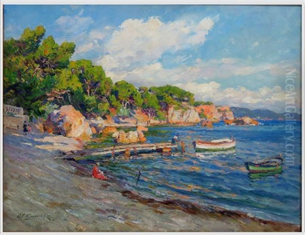 Plage L'ete (cote D'azure) - view 1