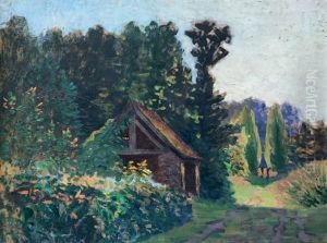 Paysage Forestier by Leo Gausson