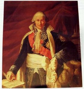 Portrait De Jean-etienne, Comte De Portalis, Ministre Des Cultes Sous Le Ier Empire by Claude Gautherot