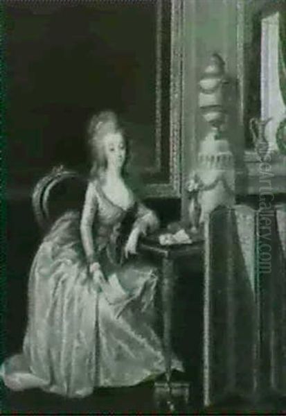 Jeune Femme A La Lettre - view 1
