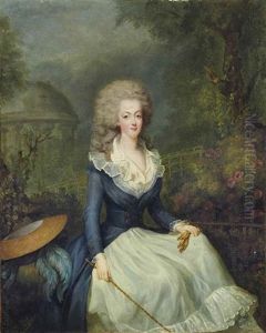 Marie-antoinette Devant Le Temple De L'amour Marie-antoinette Devant Le Temple De L'amour