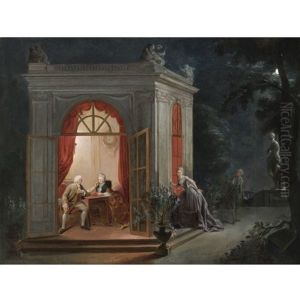 Le Contrat De Mariage Ou L'attente Nerveuse by Jean-Baptiste Andre Gautier d'Agoty