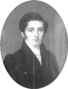 A Gentleman With Short Curling Dark Hair, Wearing A Black Coat And Waistcoat A Gentleman With Short Curling Dark Hair, Wearing A Black Coat And Waistcoat