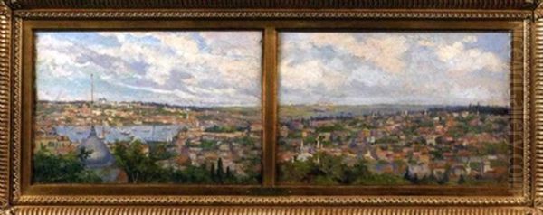 Vue Panoramique D'istanbul (2 Panels In 1 Frame) - view 1