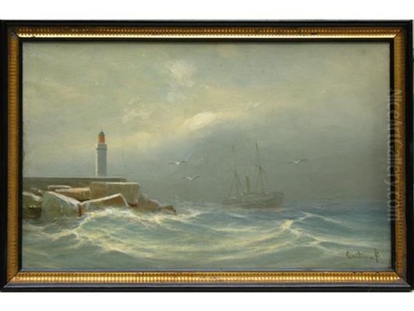 Pecheur Et Entree De Port (pair) - view 1