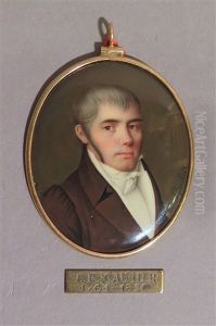 Miniature Au Portrait De Gentilhomme