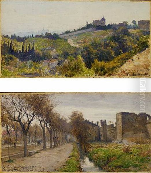 Vue D'avignon Depuis Villeneuve-les-avignon - view 1