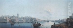 Indsejlingen Til Italiensk By by Natale Gavagnin