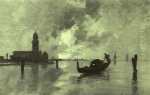 Ansicht Von Venedig Mit San Giorgio Maggiore Ansicht Von Venedig Mit San Giorgio Maggiore
